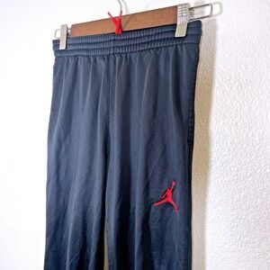 Nike‎ Air Boys Medium Jordan Joggers Black Sweatpants Red Jumpman Logo 10-12 Yrs